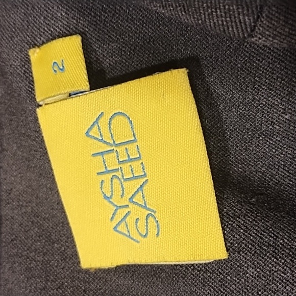 NWT 2 PC AYSHA SAEED GRAY STACY DRESS & MATCHING FERN JACKET SZ 2 - Picture 8 of 12